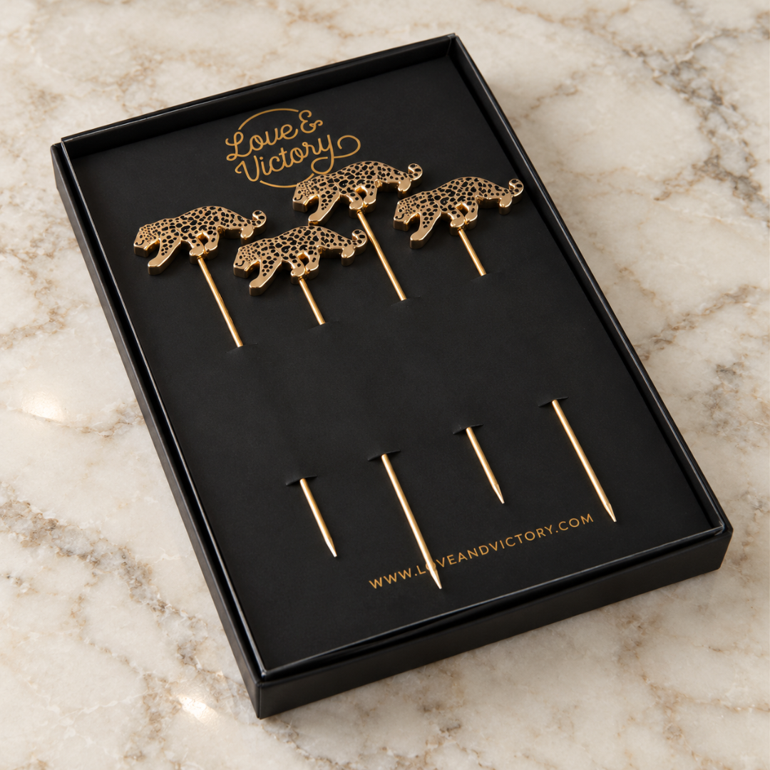 Leopard Cocktail Picks