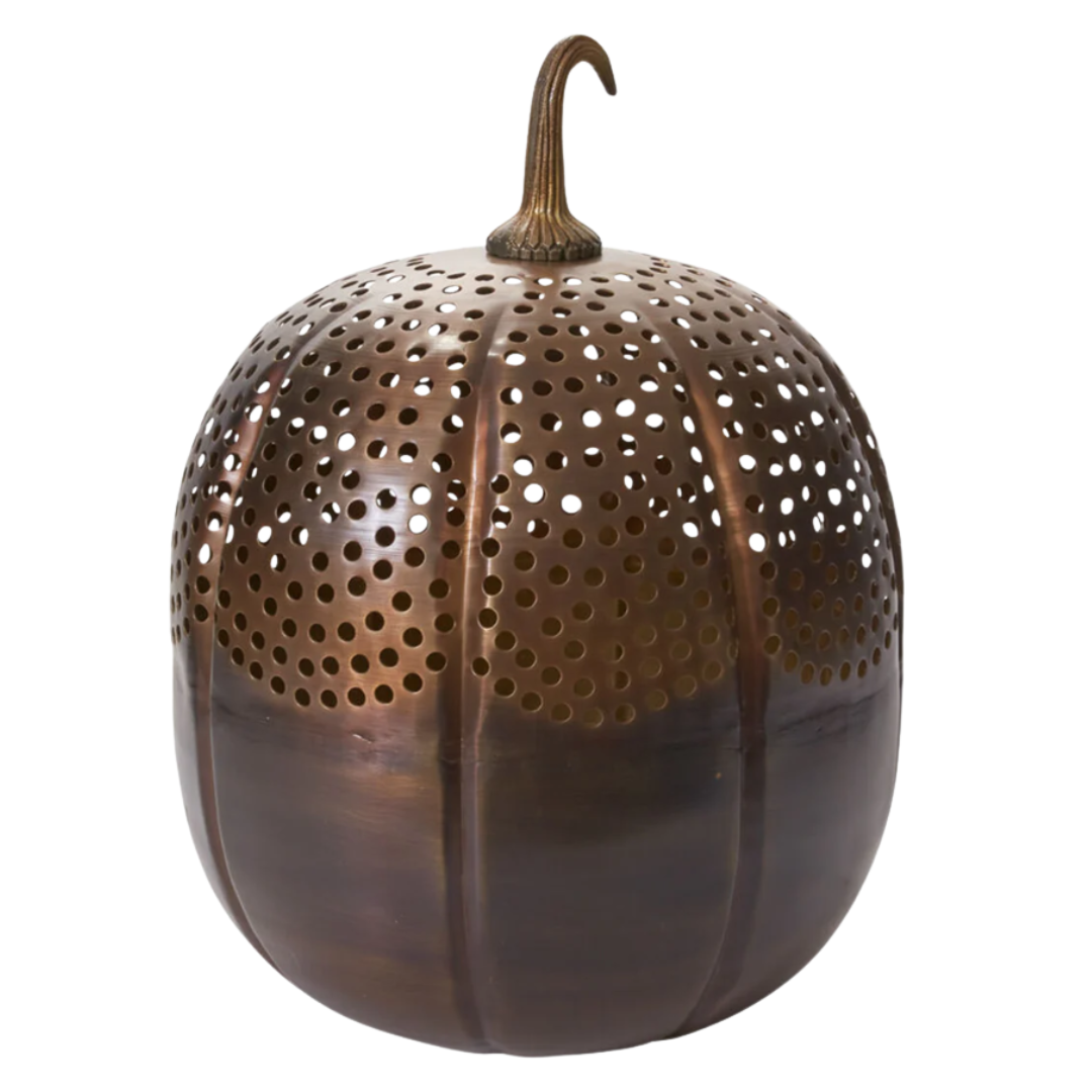 Pierced Pumpkin Lanterns