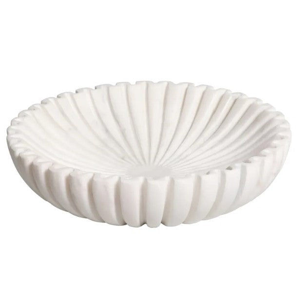Ridged Marble Bowl