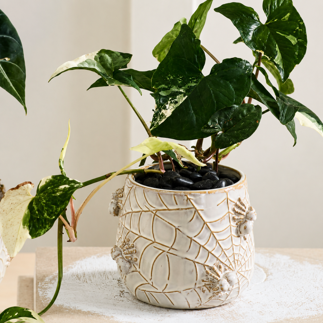 Spooky Spiders Pot