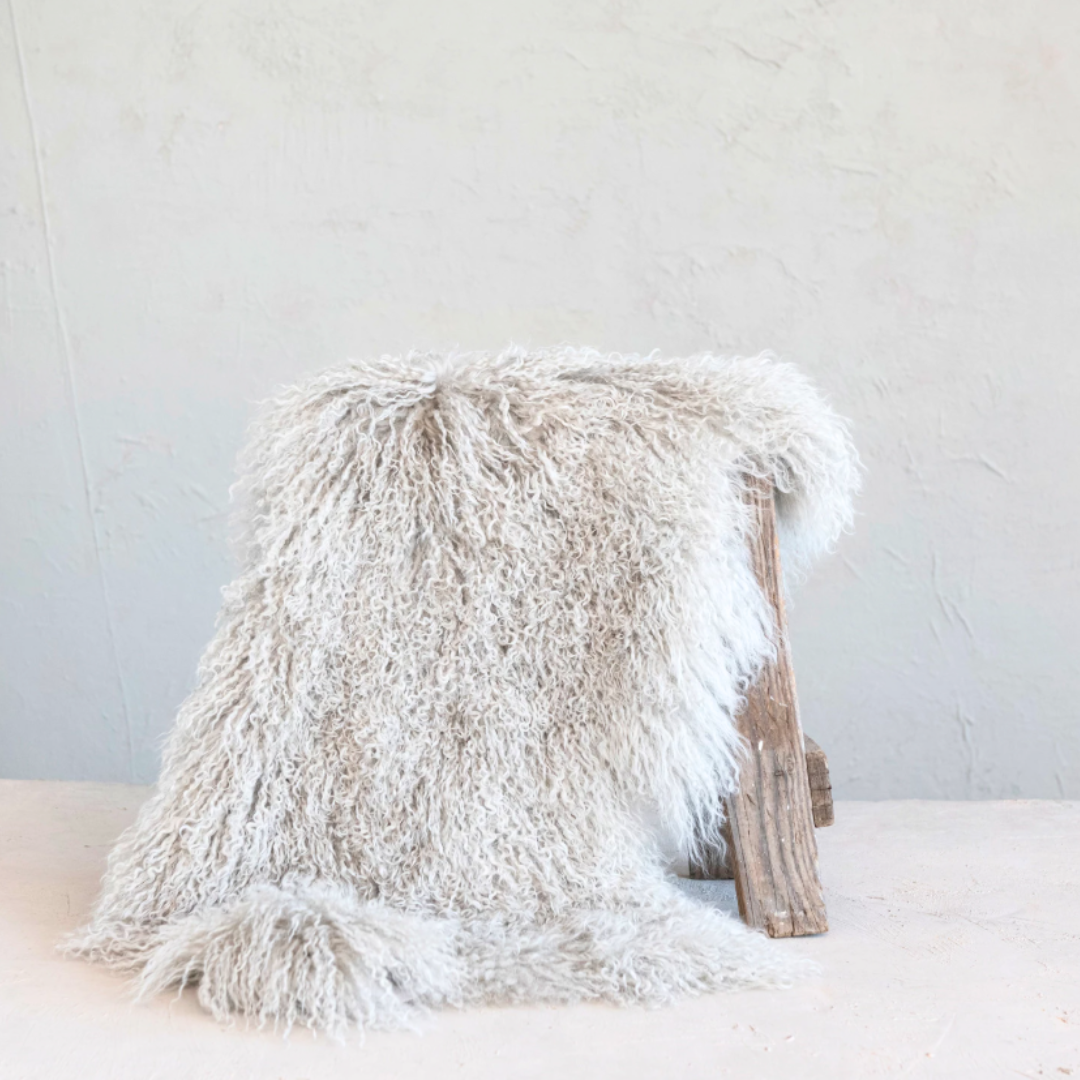 Tibetan Lamb Fur Rug