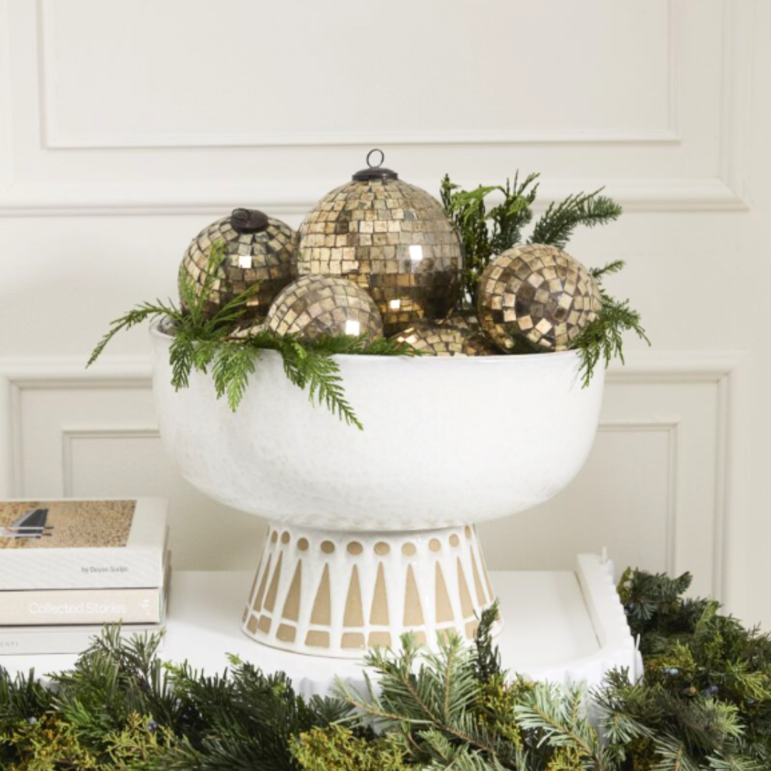 Gilded Disco Ornament