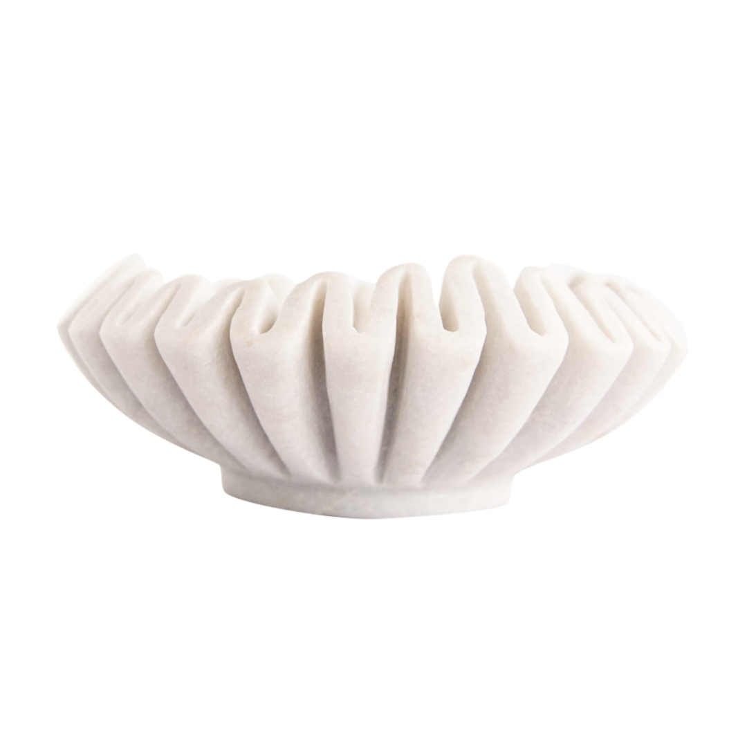 Ruffle Marble Bowl