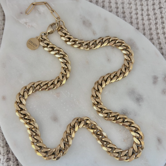 Chunky Curb Link Necklace