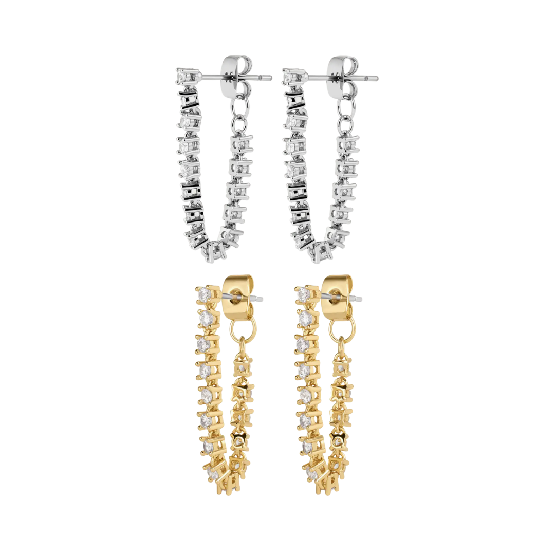 Ballier Tennis Chain Studs