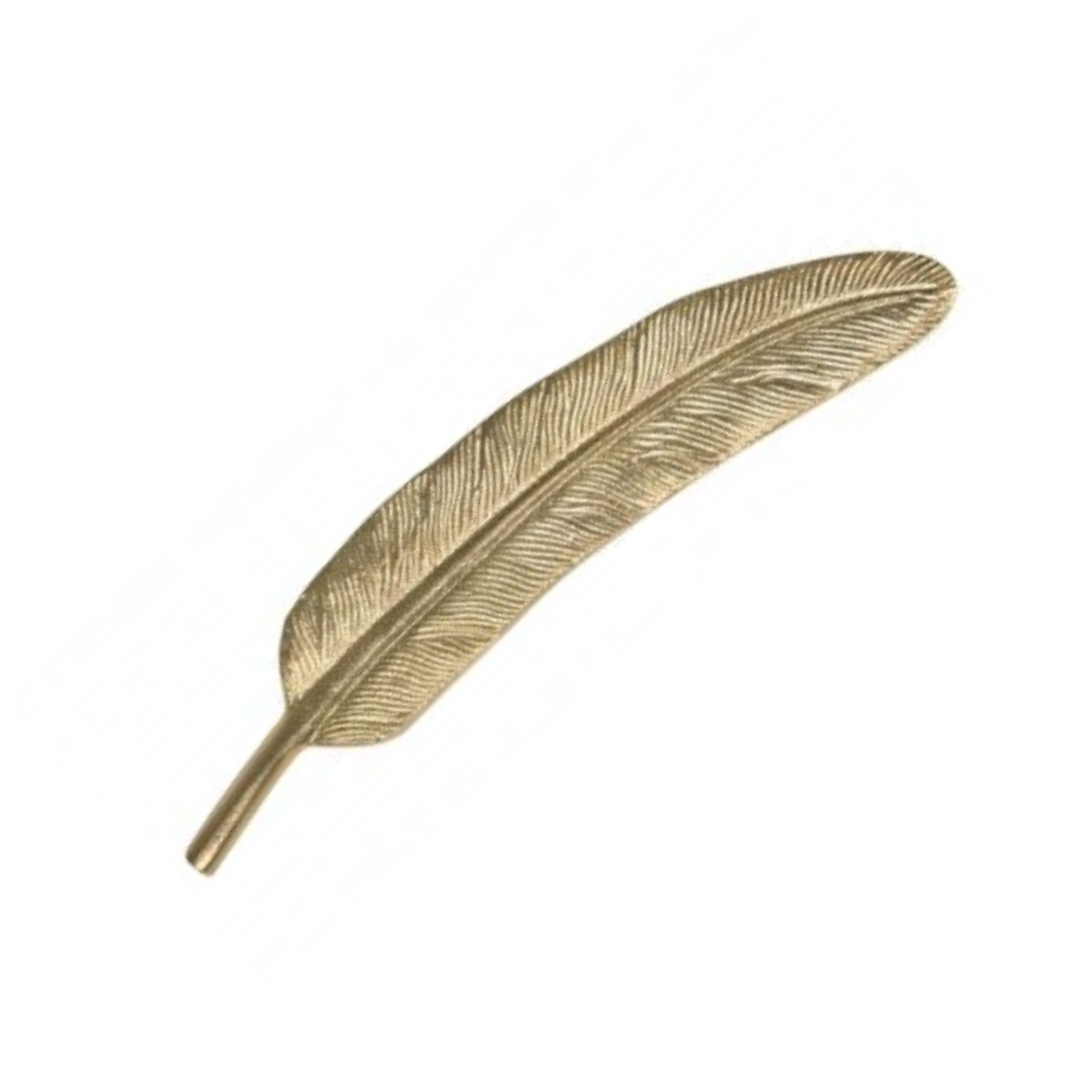Brass Feather Object – Scout & Gem