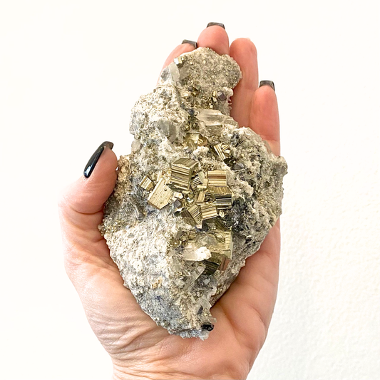 Pyrite in Quartz