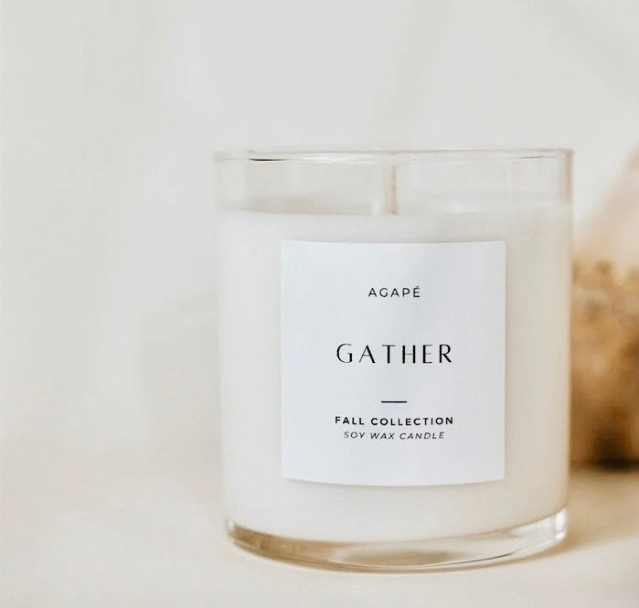 Agapé Single Wick Candles - Pumpkin Chai