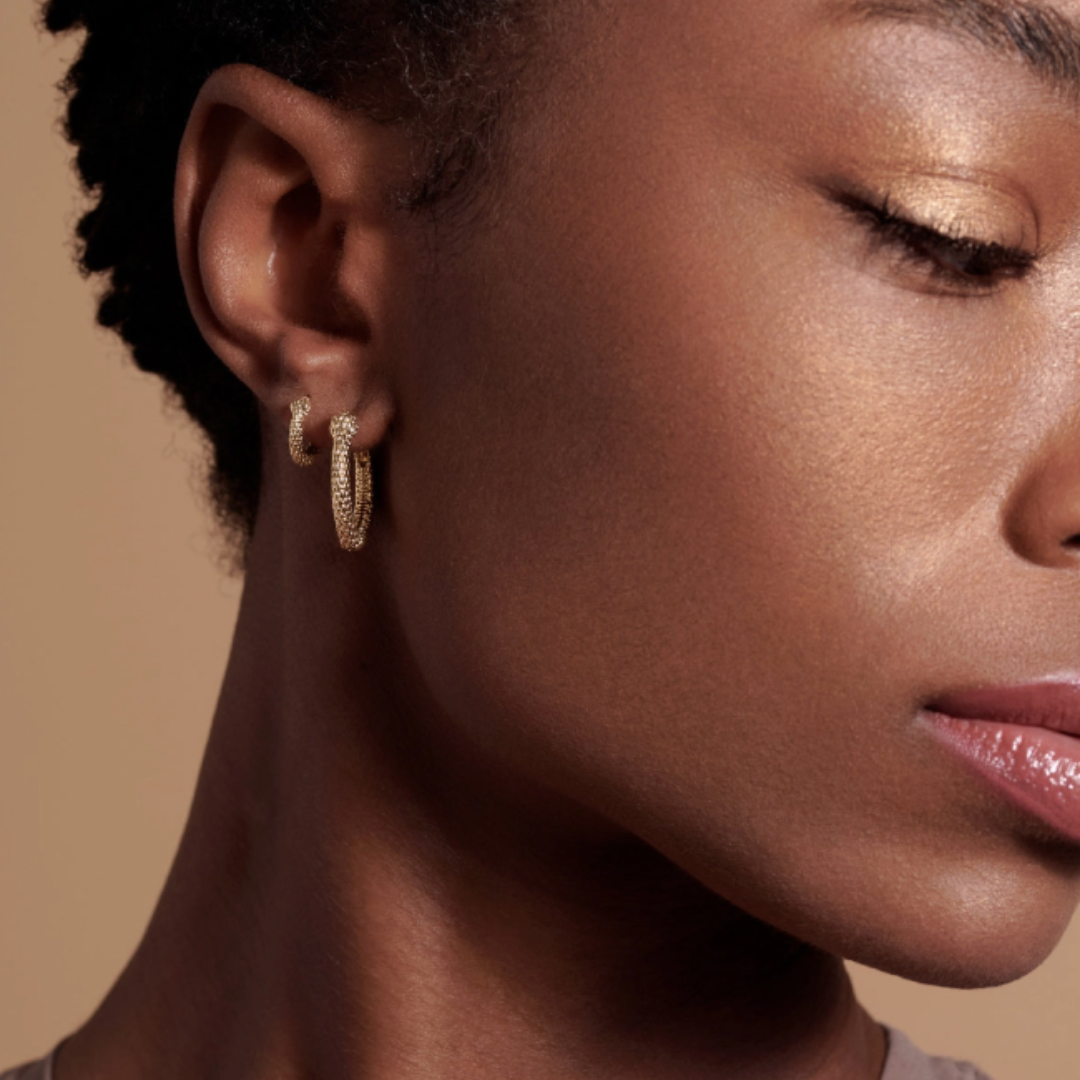 Begin Again Snake Hoops