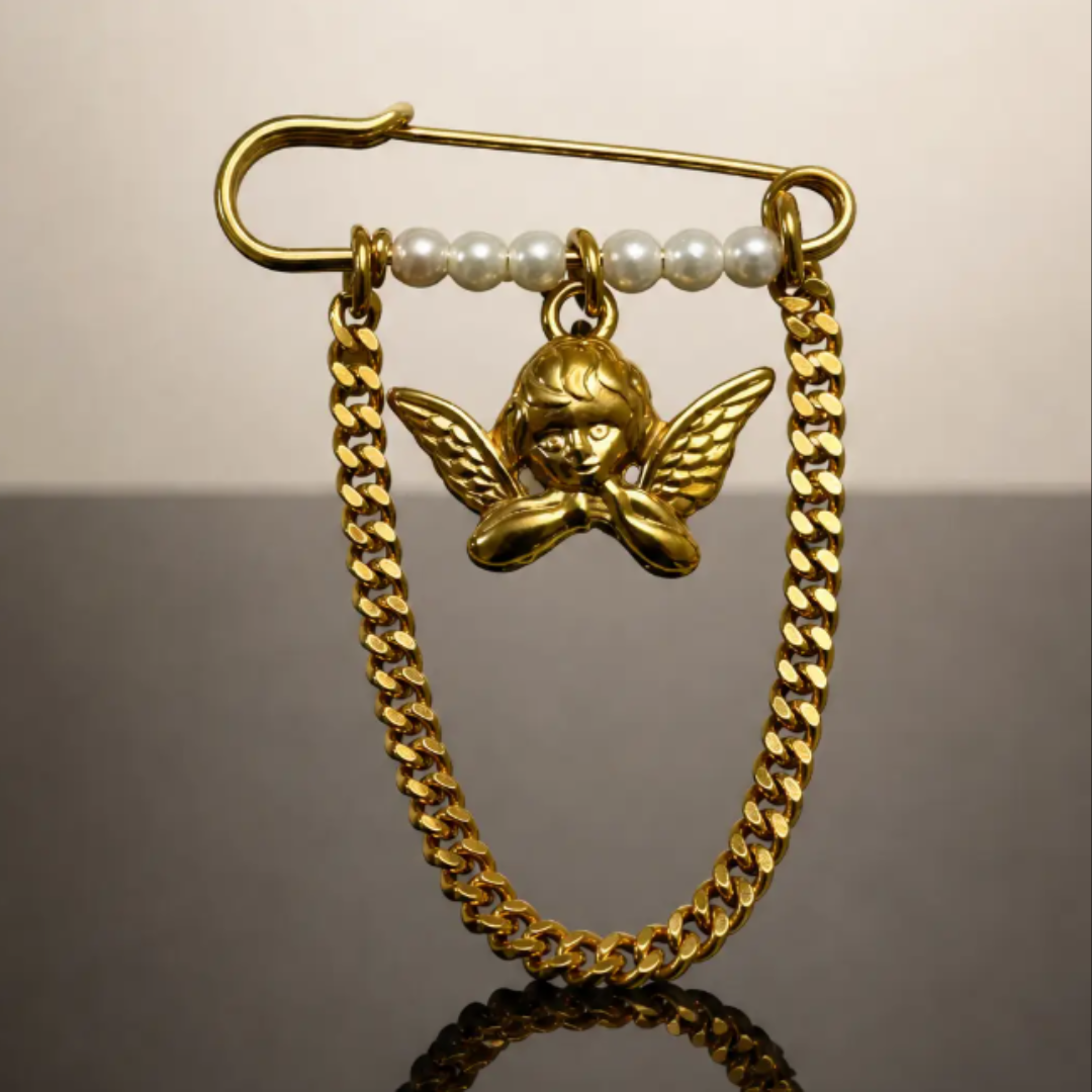 Cherub Brooch