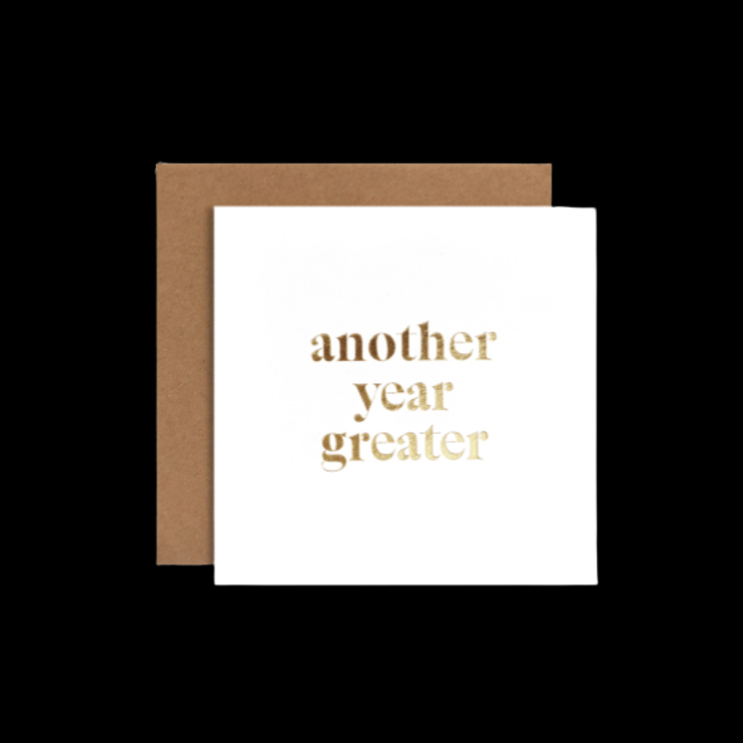 Gold Foil Gift Enclosure Card
