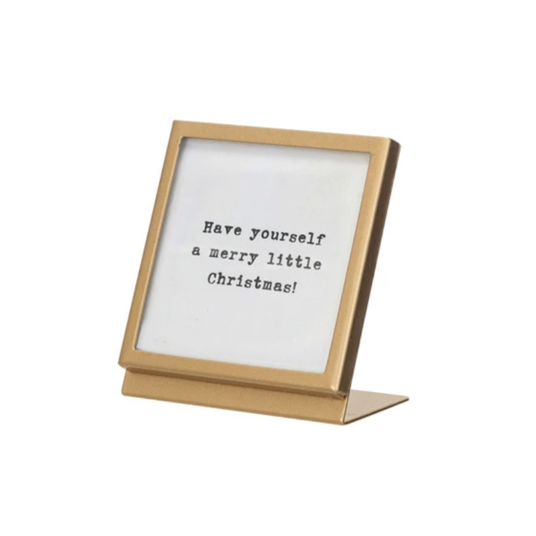 Holiday Phrase Mini Frames