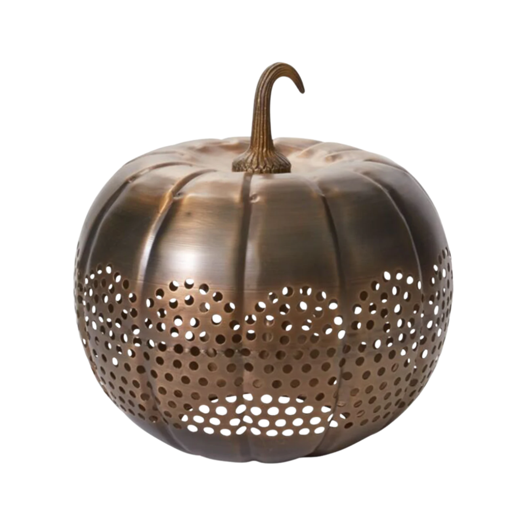 Pierced Pumpkin Lanterns