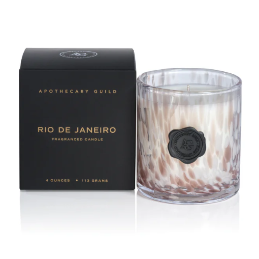 Opal Glass Candle