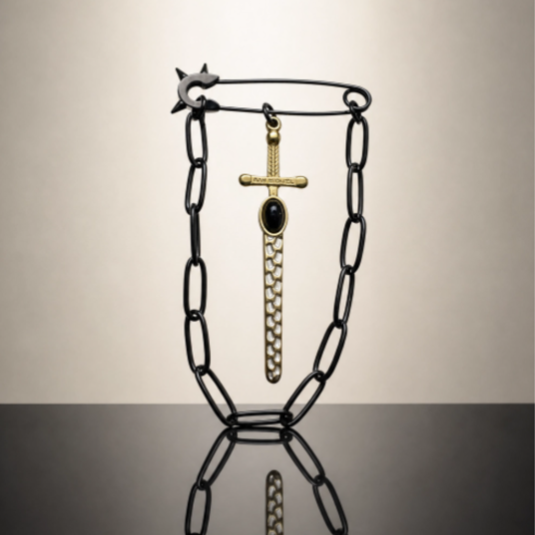 Saint Michael Dagger Brooch
