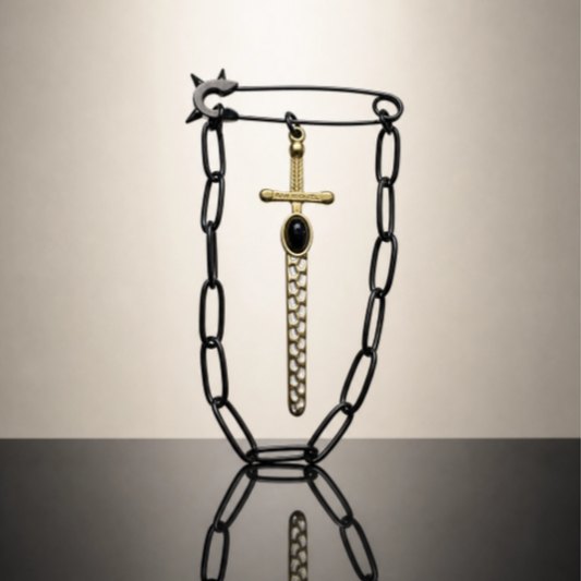 Saint Michael Dagger Brooch