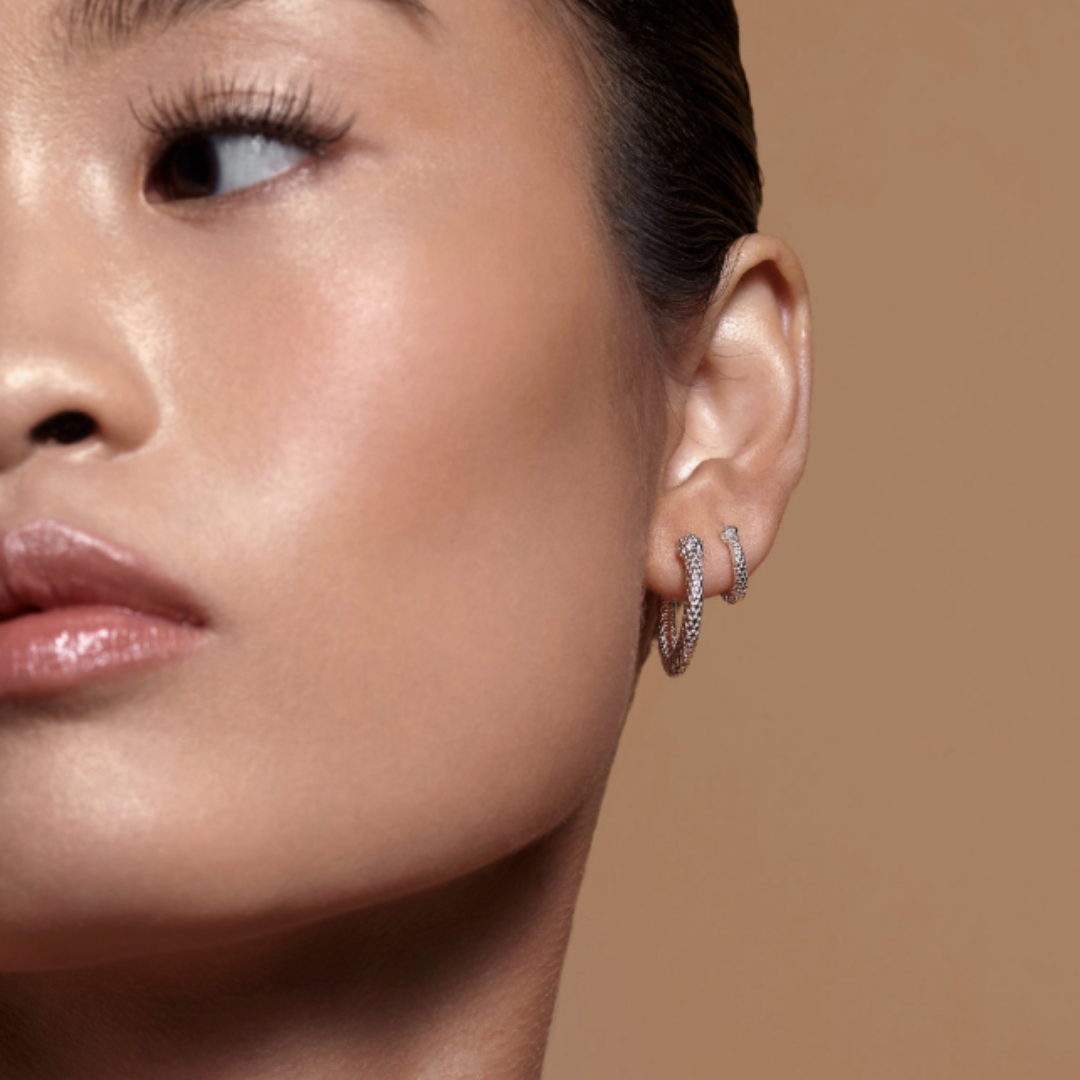Begin Again Snake Hoops