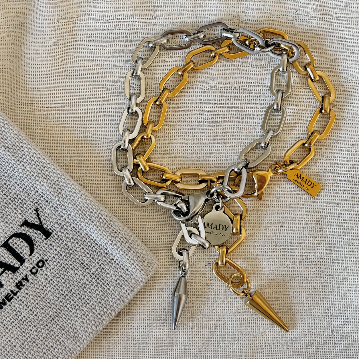 Spike Charm Bracelet