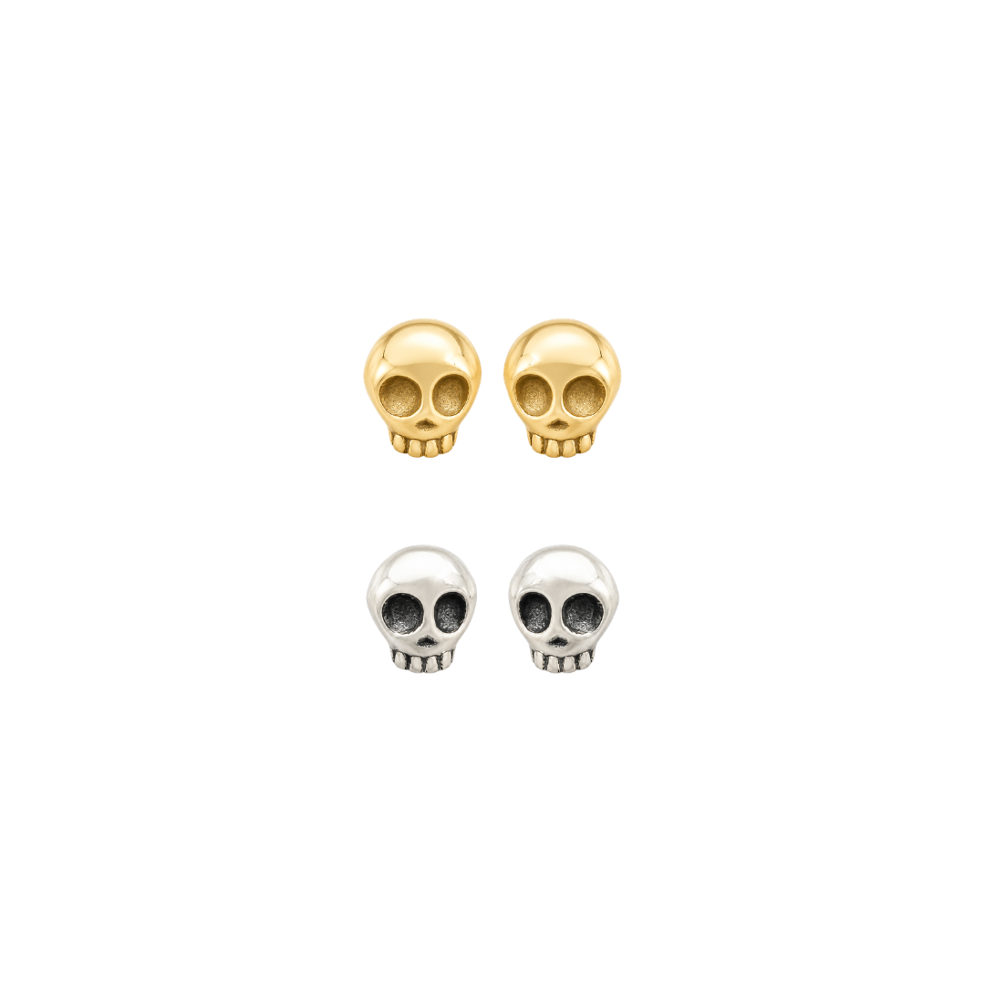 Tiny Skull Studs