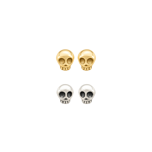 Tiny Skull Studs