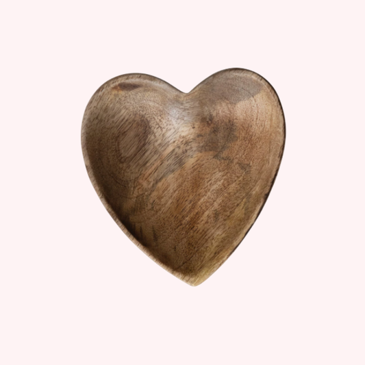 Wood Heart Dish