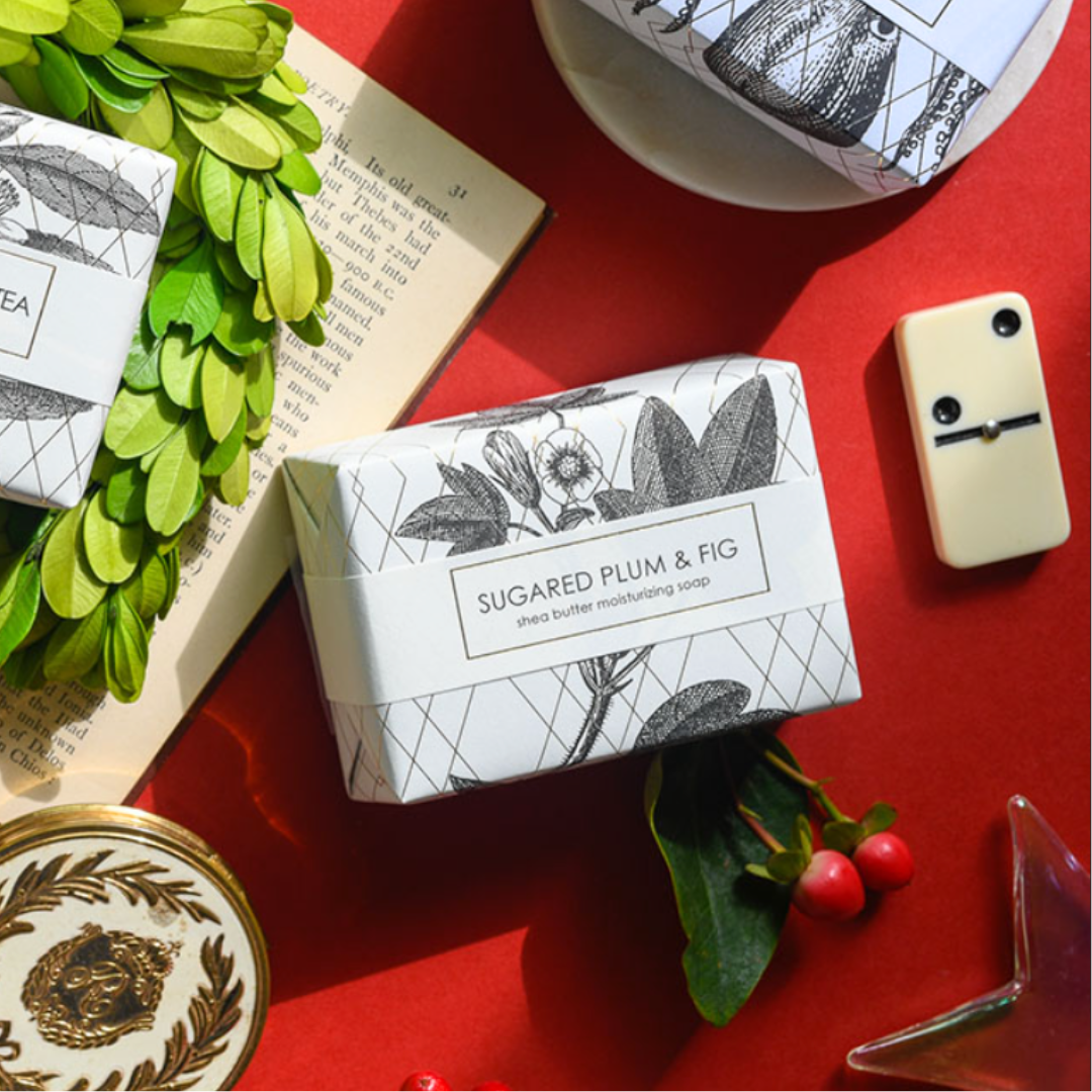 Holiday Gold Leaf Shea Butter Soap