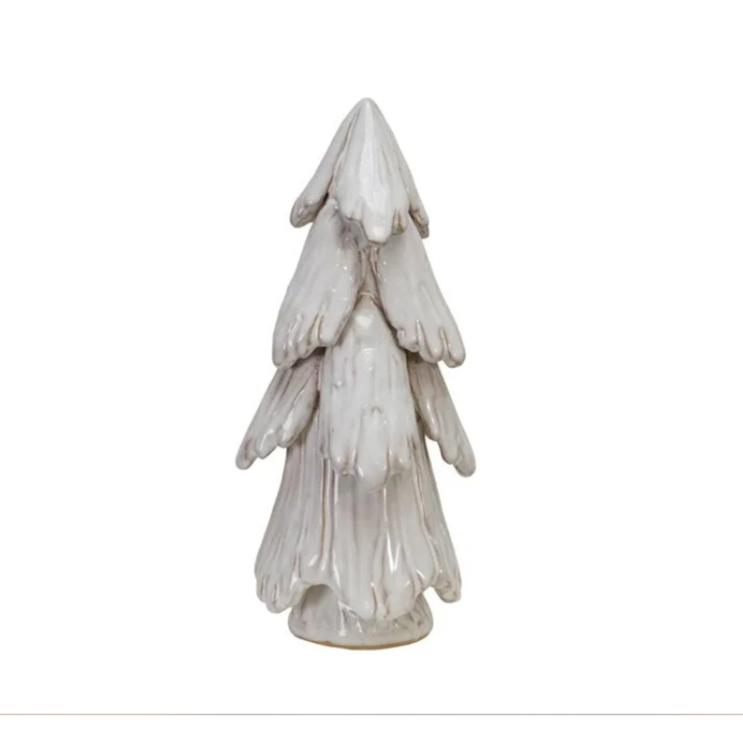 Winter Drift Stoneware Trees