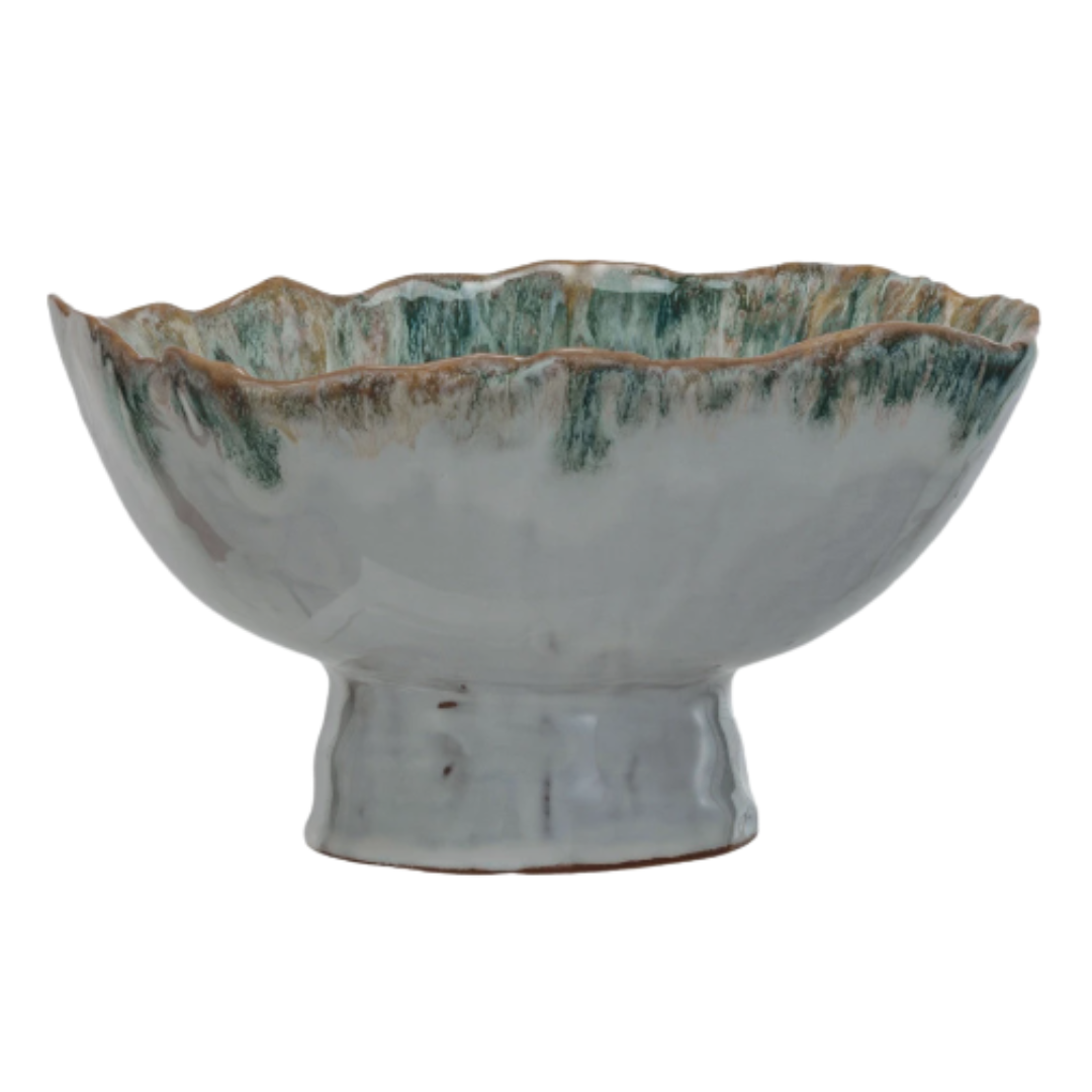 Stoneware Footed Bowl
