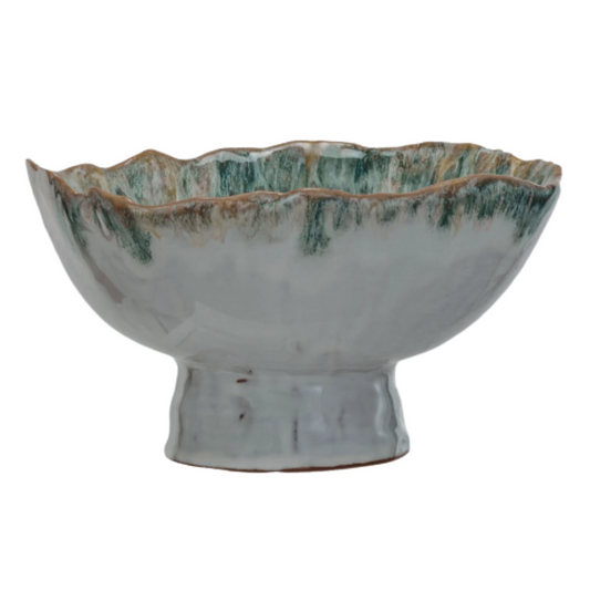 Stoneware Footed Bowl