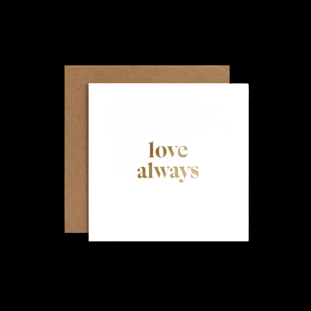 Gold Foil Gift Enclosure Card